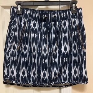 Athleta geometric print skort